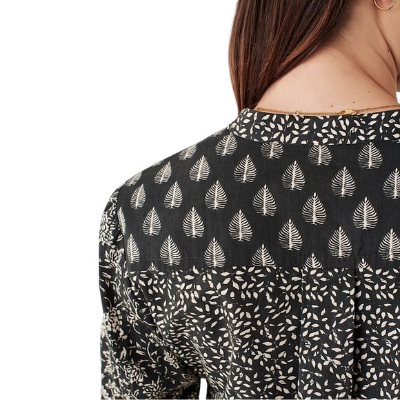 FAHERTY Adalyn Organic Cotton Long Sleeve Peasant Top - Picture 5 of 13